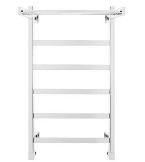 Полотенцесушитель водяной Domoterm Квадро Плюс П6 400x800 с полкой хром